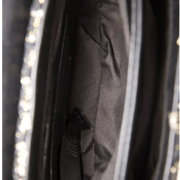 NWT RETAILS $149 BADGLEY MISCHKA Black Tweed crossbody - Picture 5 of 5